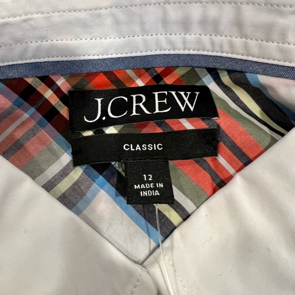 J. Crew Classic Fit Cotton Poplin Shirt in Snowy Stewart Tartan (12) - Picture 8 of 12